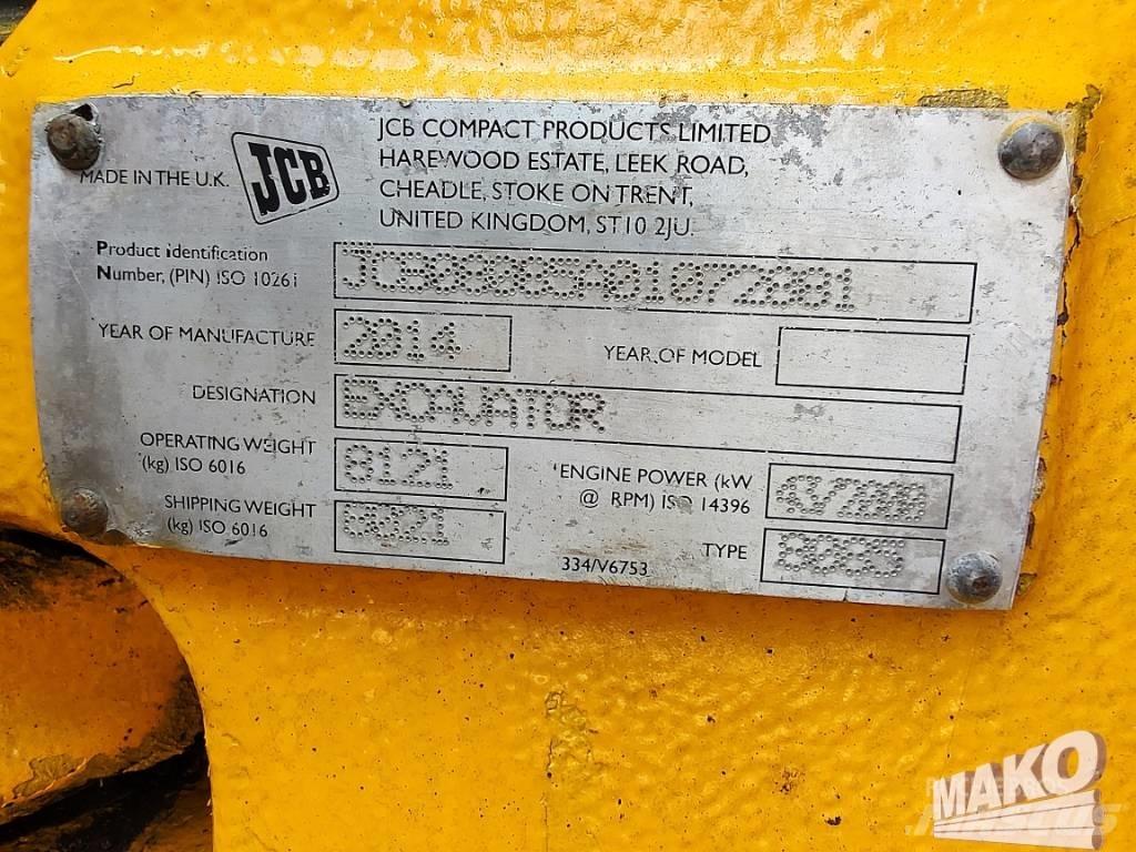 JCB 8085 ZTS Excavadoras 7t - 12t