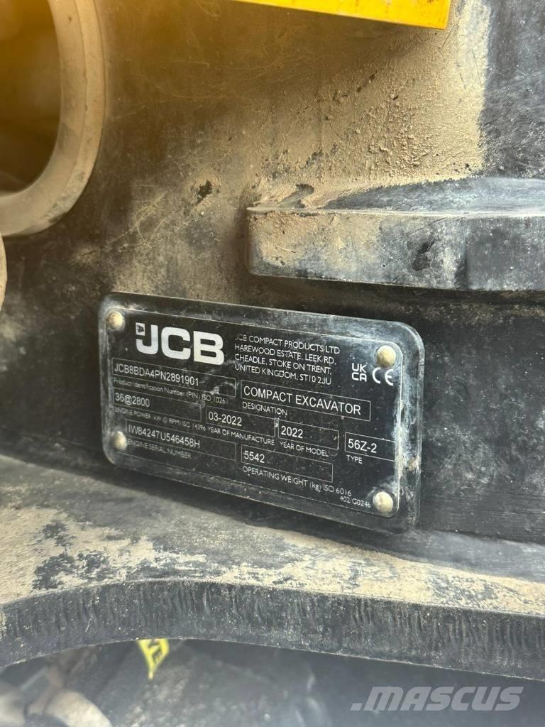 JCB 56 Z-2 Excavadoras de cadenas