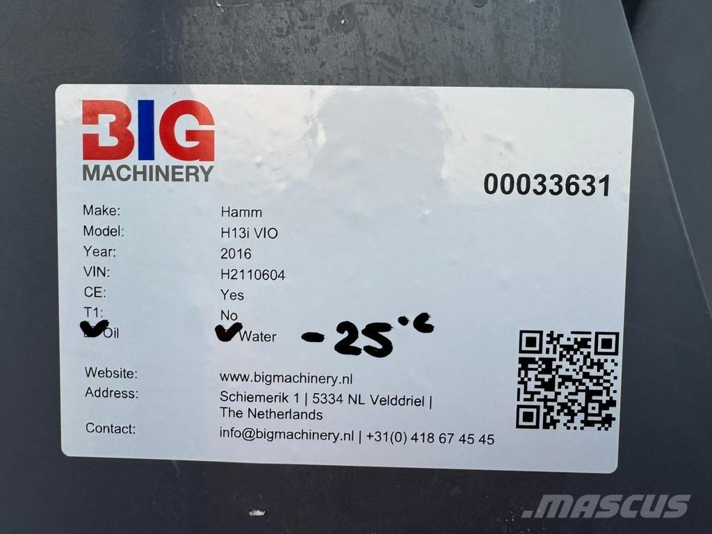 Hamm H13i VIO Rodillos de un solo tambor