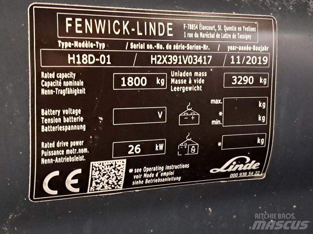 Linde H18D-01 Carretillas diesel