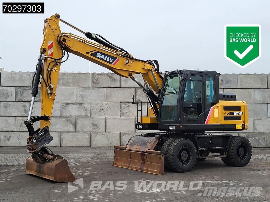 Sany SY155 W Excavadoras de ruedas