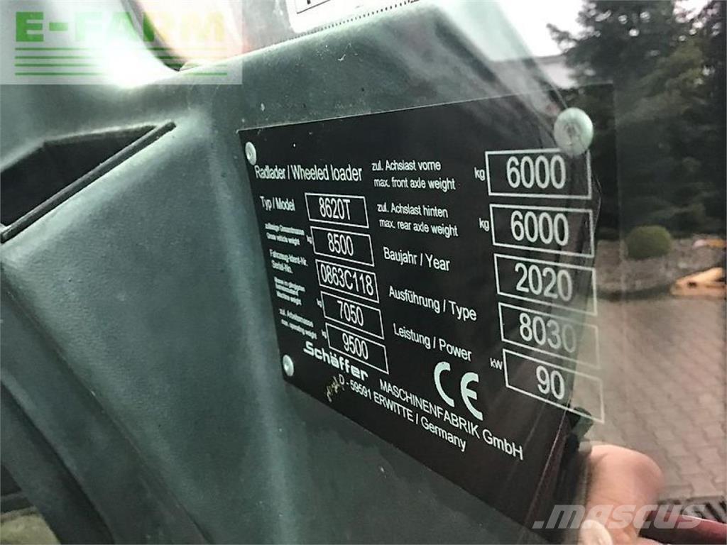 Schäffer 8620t Cargadoras sobre ruedas