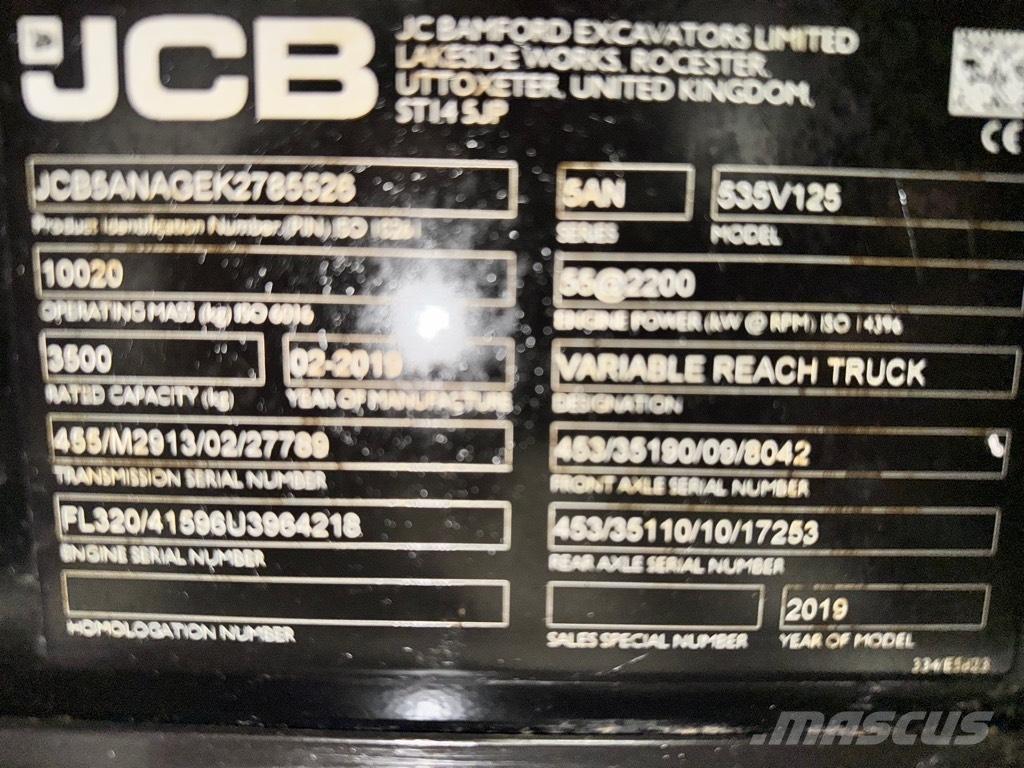 JCB 535-125 Hiviz Carretillas telescópicas