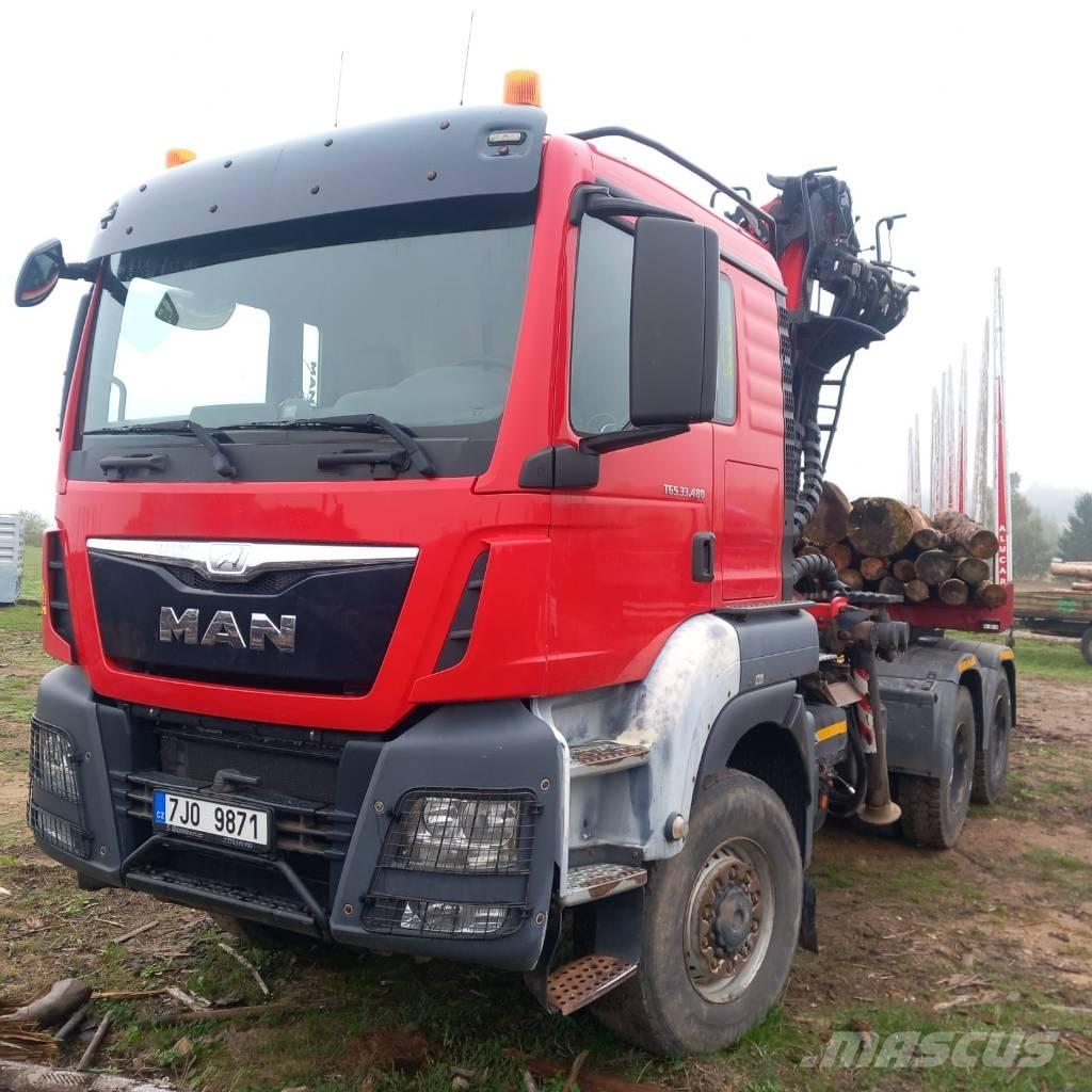 MAN TGS 13.480 Transporte de madera