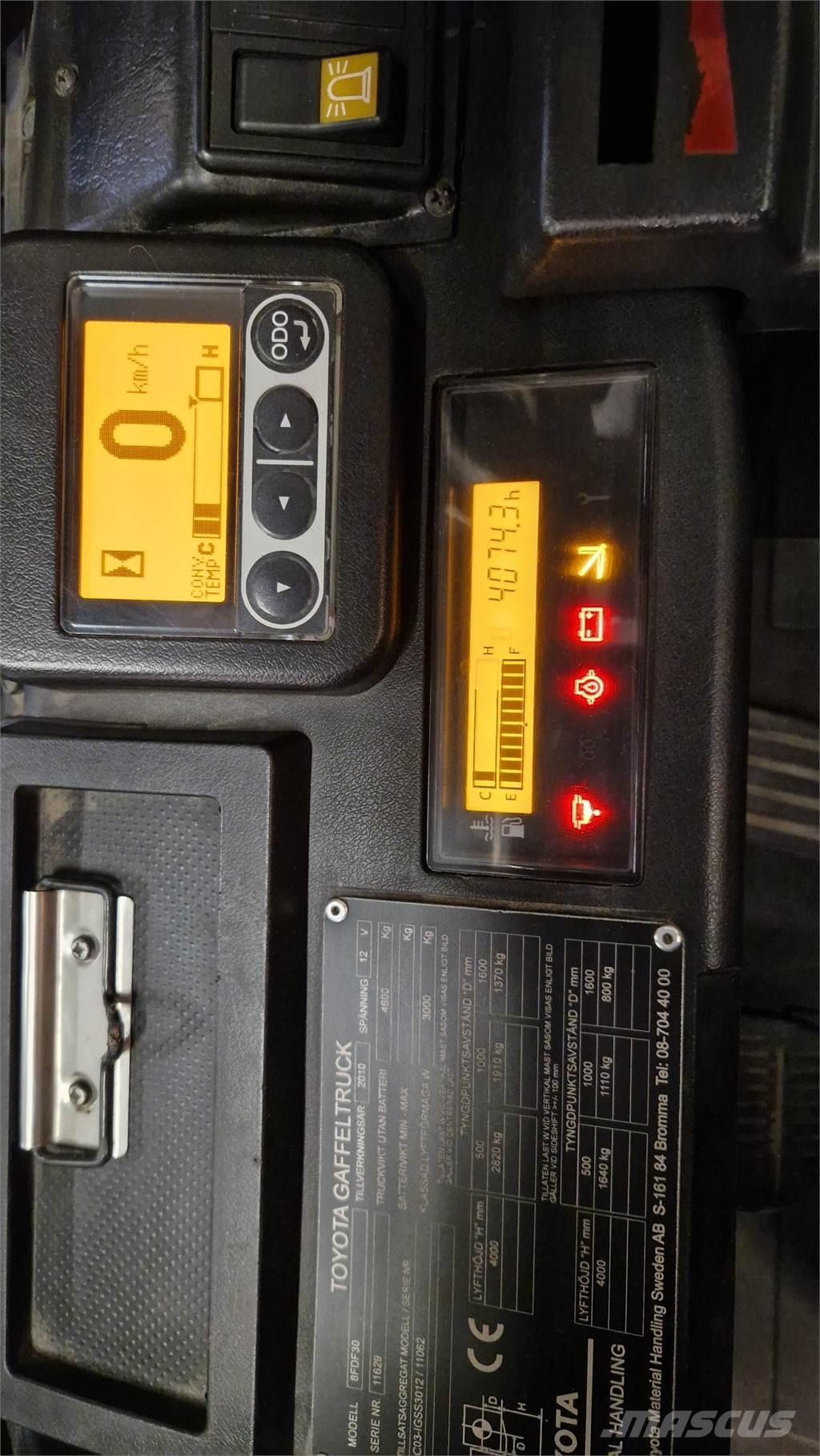 Toyota 8FDF30 Carretillas diesel