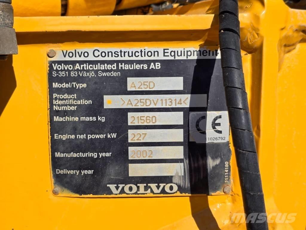 Volvo A25 D Dúmpers de obra