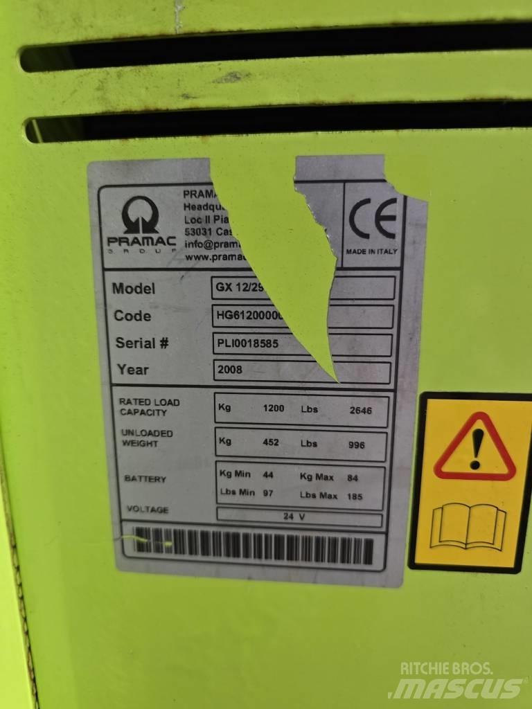 Pramax GX 12/29 Apiladores eléctricos