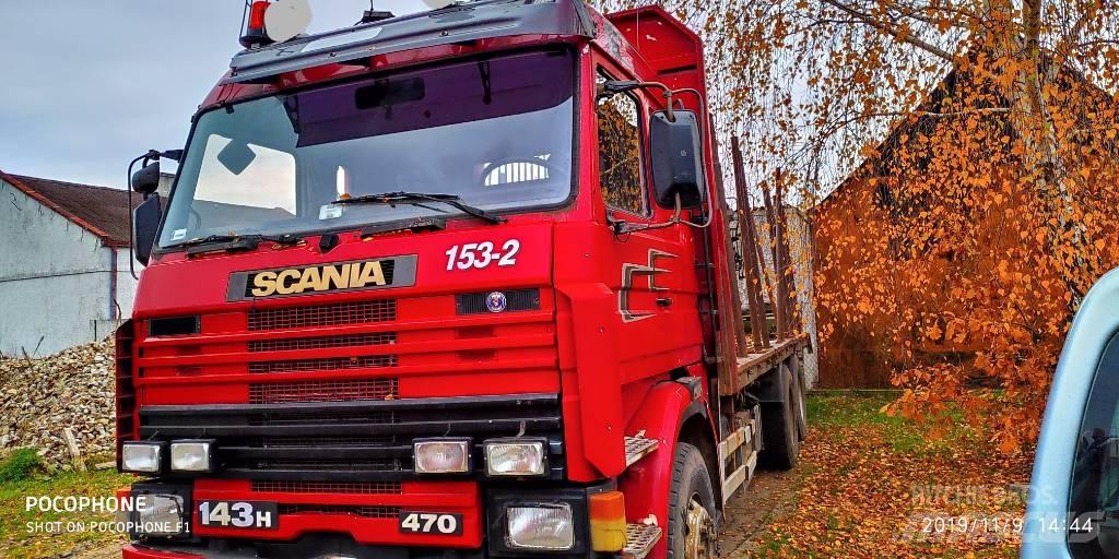 Scania 143 H 470 Transporte de madera