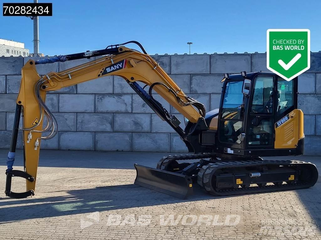 Sany SY80 U A/C Mini excavadoras < 7t