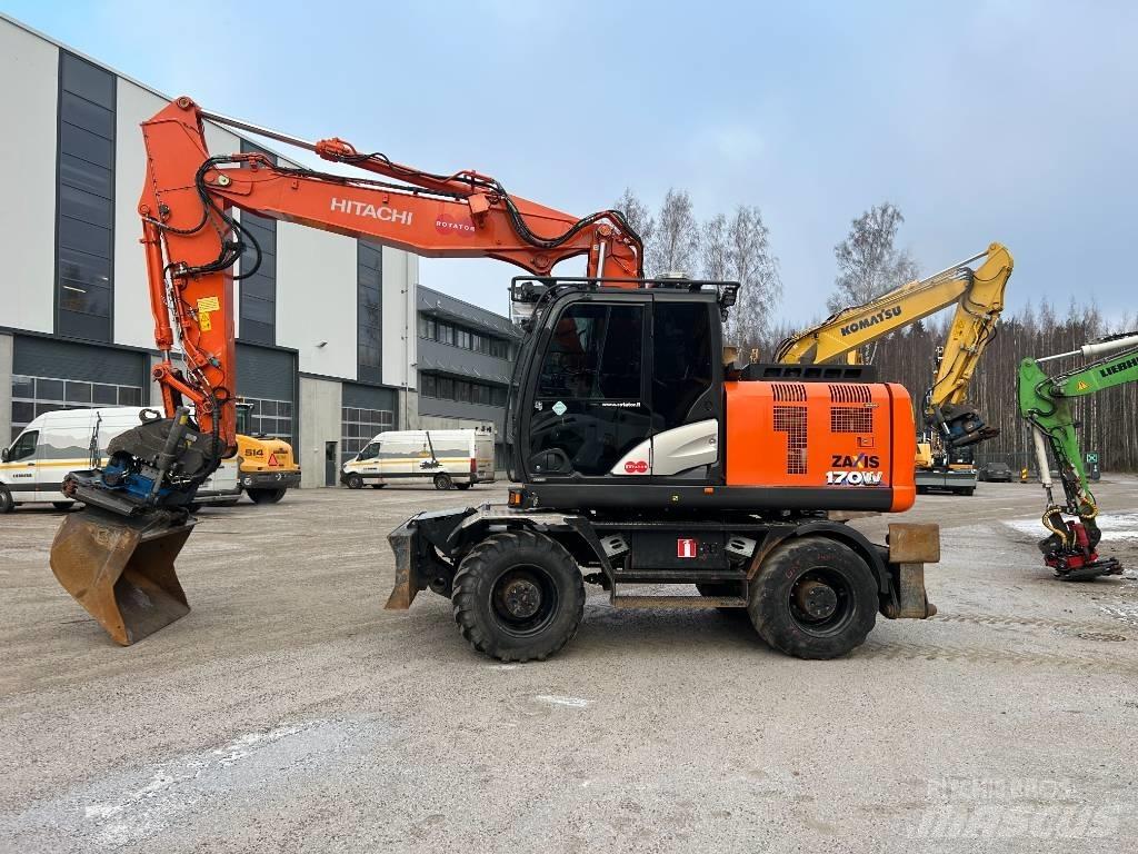 Hitachi ZX 170 W-6 Excavadoras de ruedas