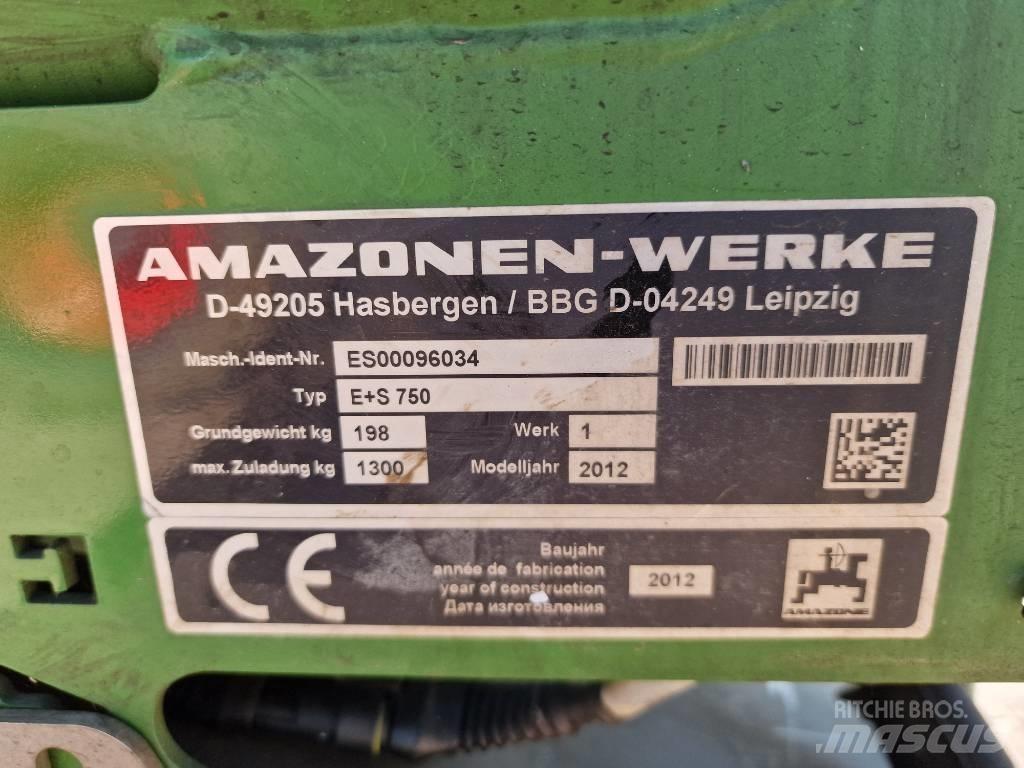 Amazone E+S 750 Esparcidoras de arena y sal