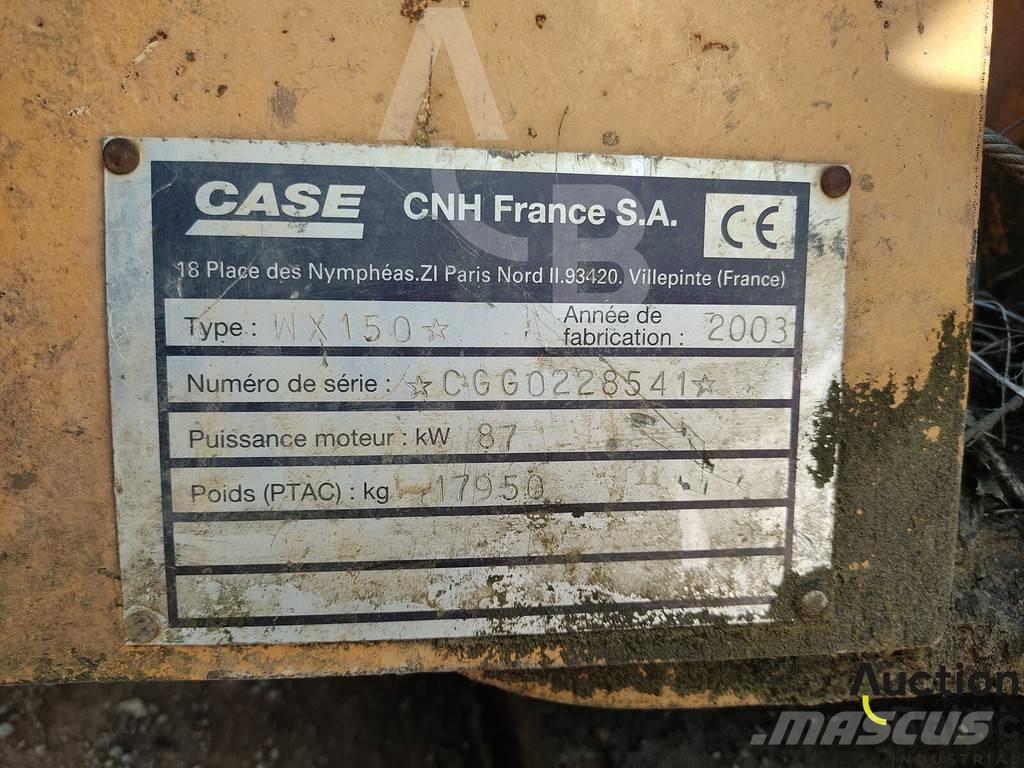 CASE WX 150 Excavadoras de ruedas