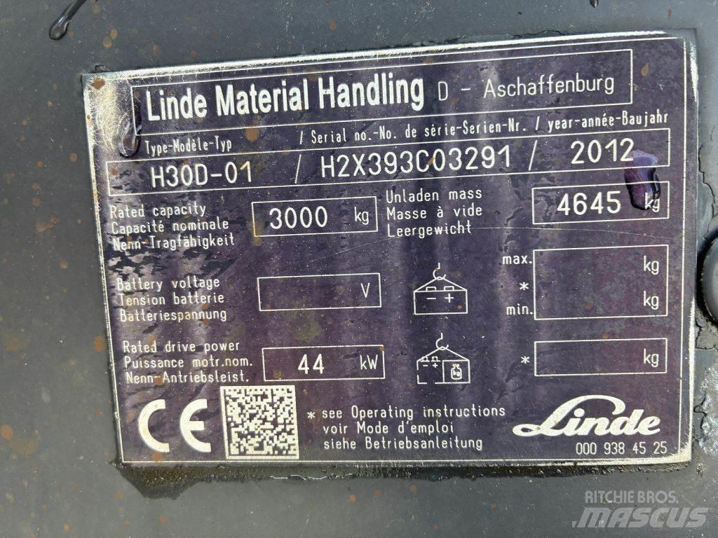 Linde H 30D01 Carretillas diesel