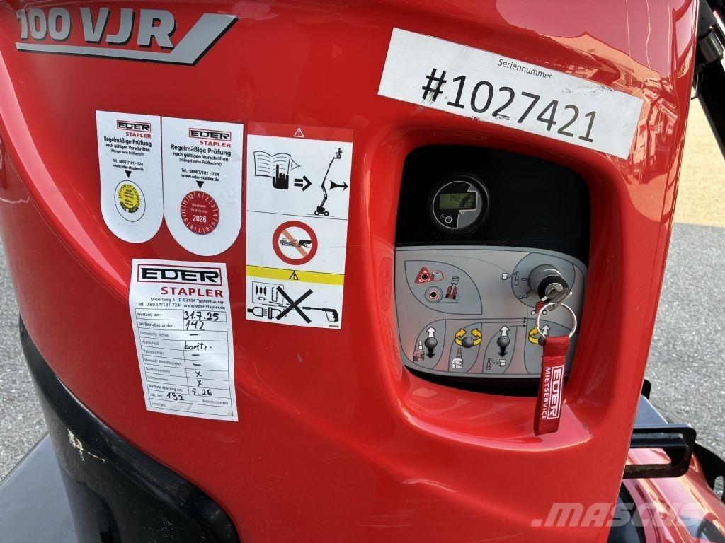 Manitou 100 VJR Ascensores de personal y montacargas de acceso
