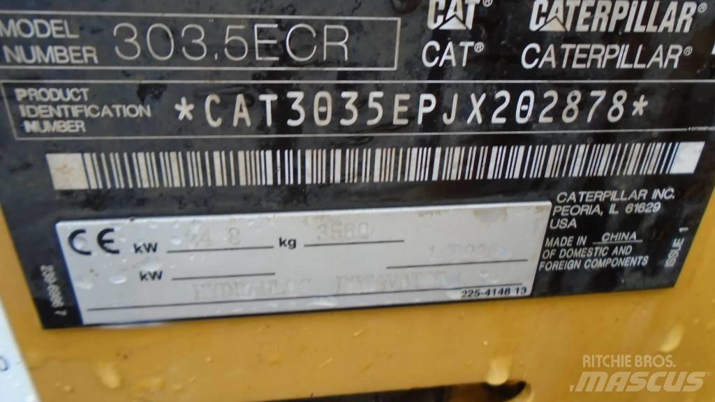 CAT 303.5 E CR Mini excavadoras < 7t