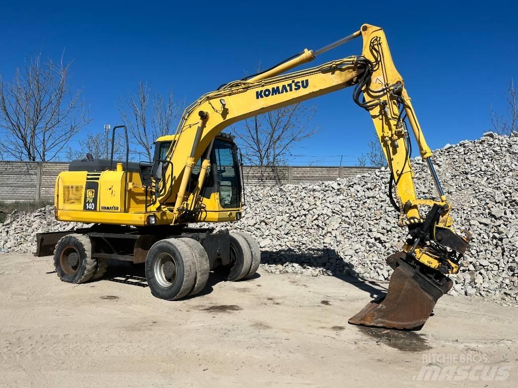 Komatsu PW 140-7 Excavadoras de ruedas