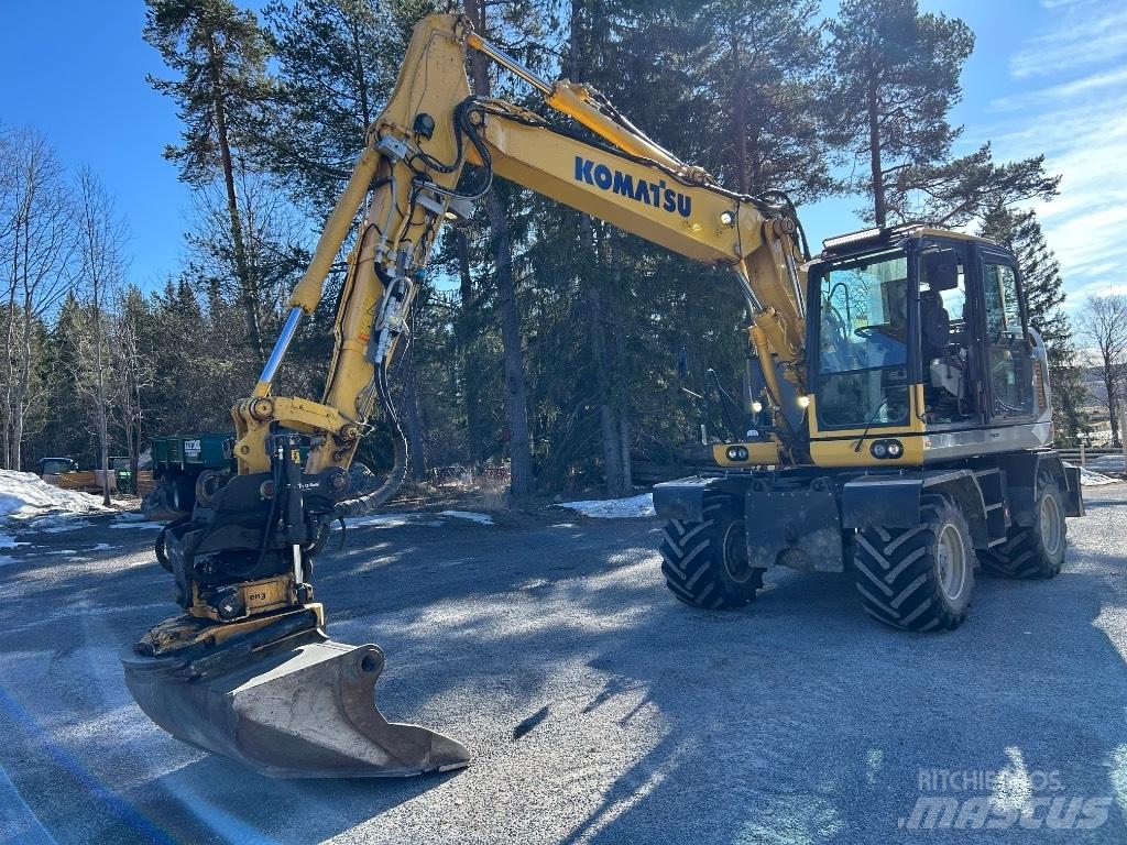 Komatsu PW148 -10 Excavadoras de ruedas