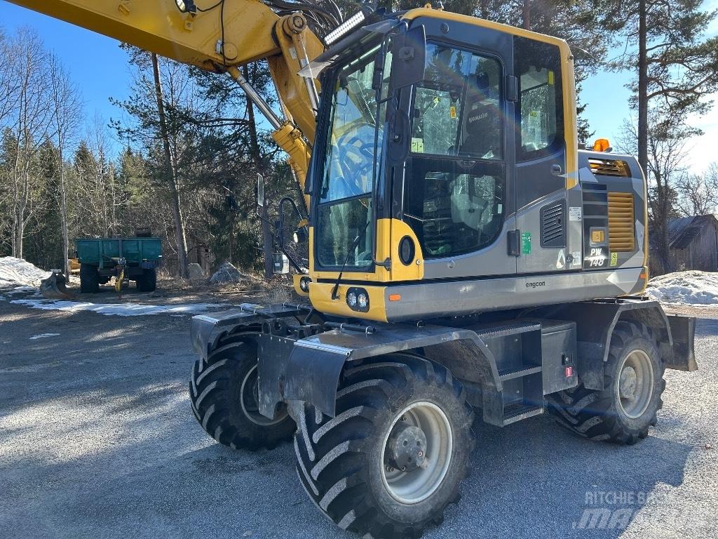 Komatsu PW148 -10 Excavadoras de ruedas