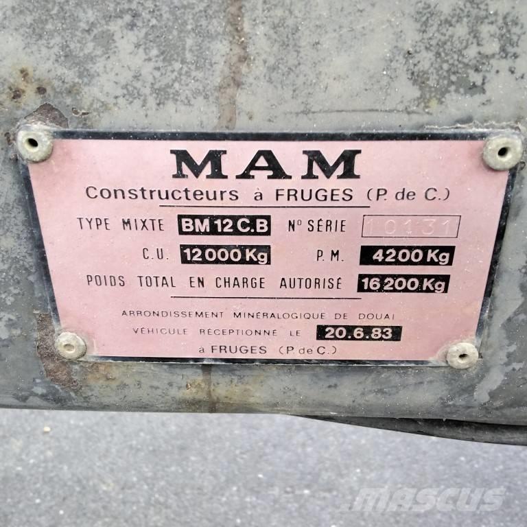 Mam BM12CB Remolques volquete