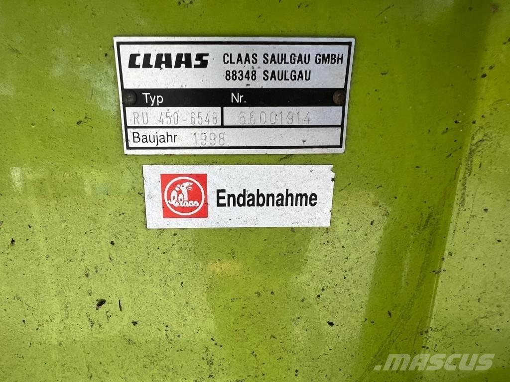 CLAAS RU 450 Picadoras de forraje autopropulsadas