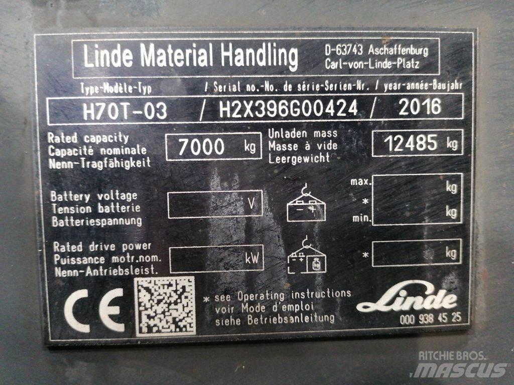 Linde H70T-01 Carretillas LPG
