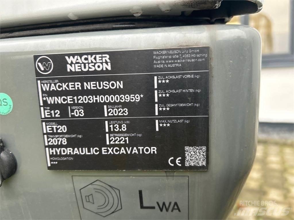 Wacker Neuson ET20 Excavadoras de cadenas