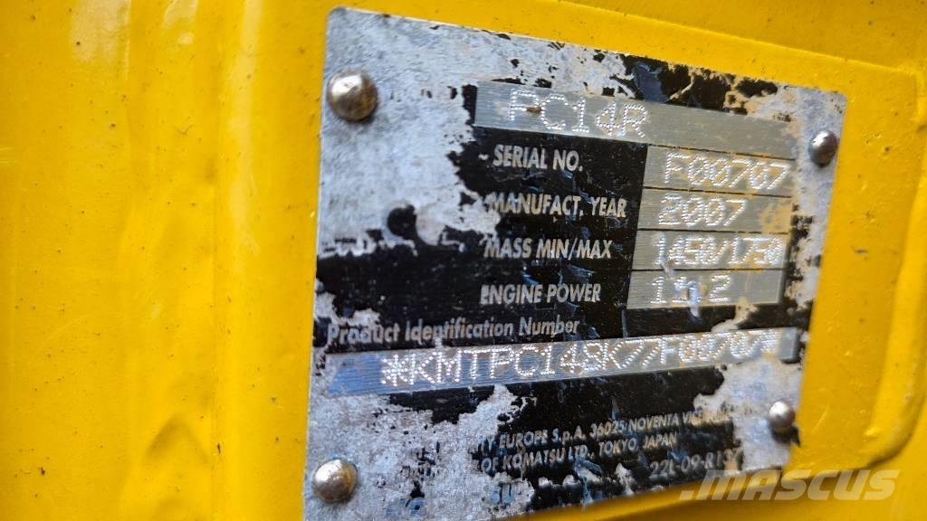 Komatsu PC 14 R Mini excavadoras < 7t