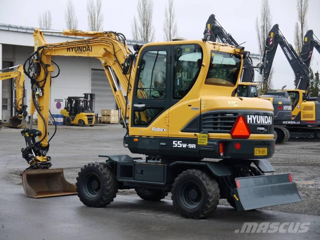 Hyundai R 55W-9A Excavadoras de ruedas