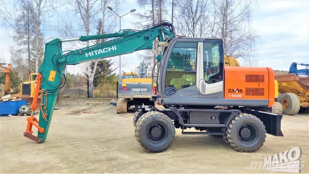 Hitachi ZX 140 W-3 Excavadoras de ruedas