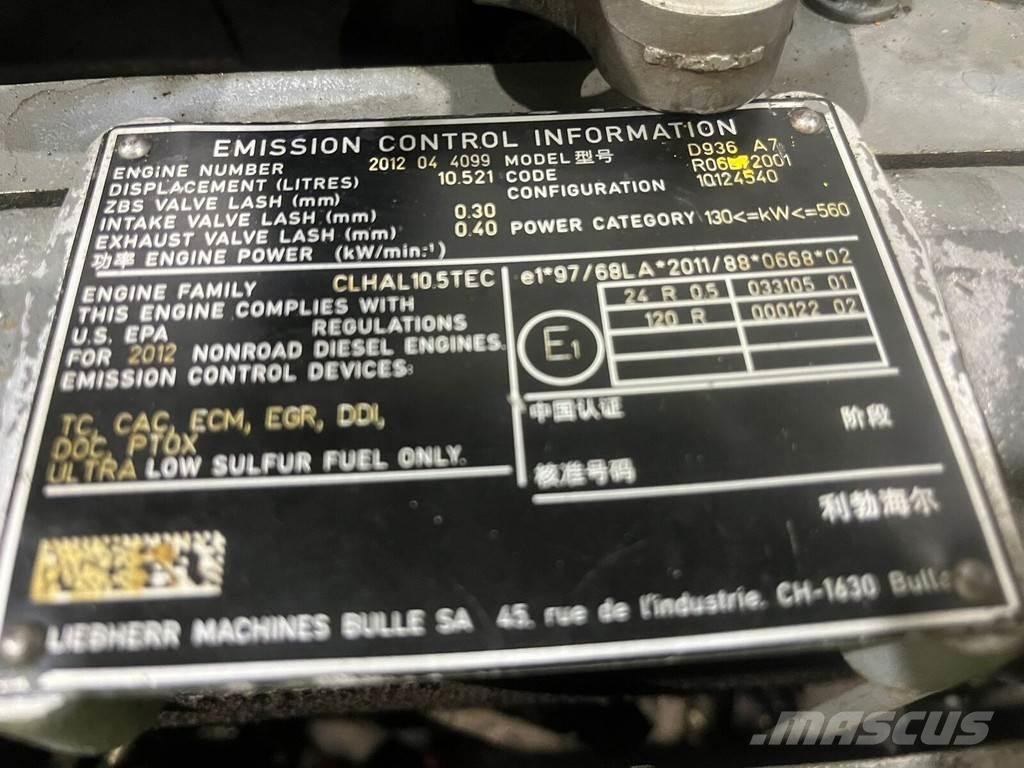 Liebherr D936 A7 Motores