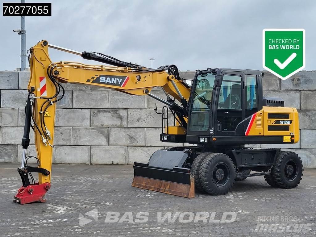 Sany SY155W Excavadoras de ruedas