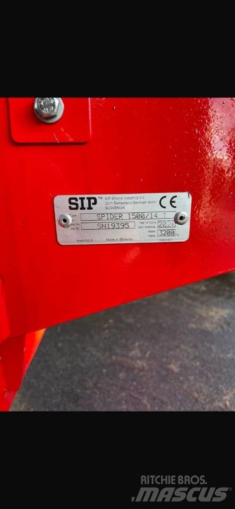SIP Spider 1500/14T Rastrillos y henificadores