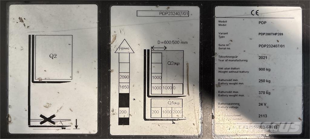Atlet PDP200 Apiladores eléctricos autopropulsados