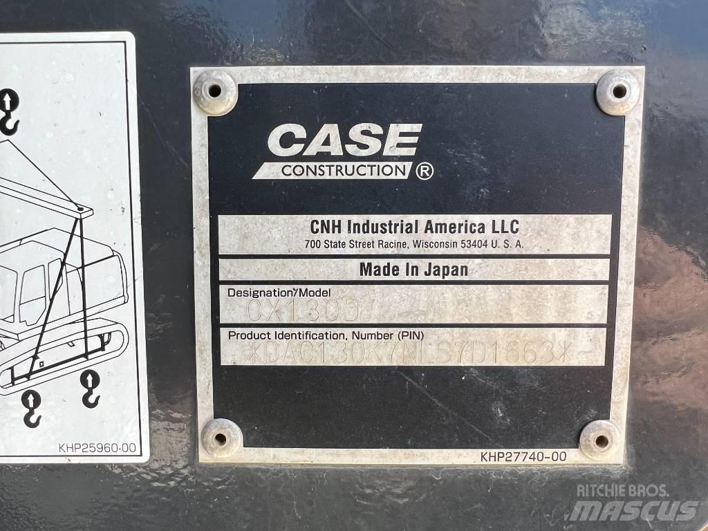 CASE CX 130 D Excavadoras de cadenas