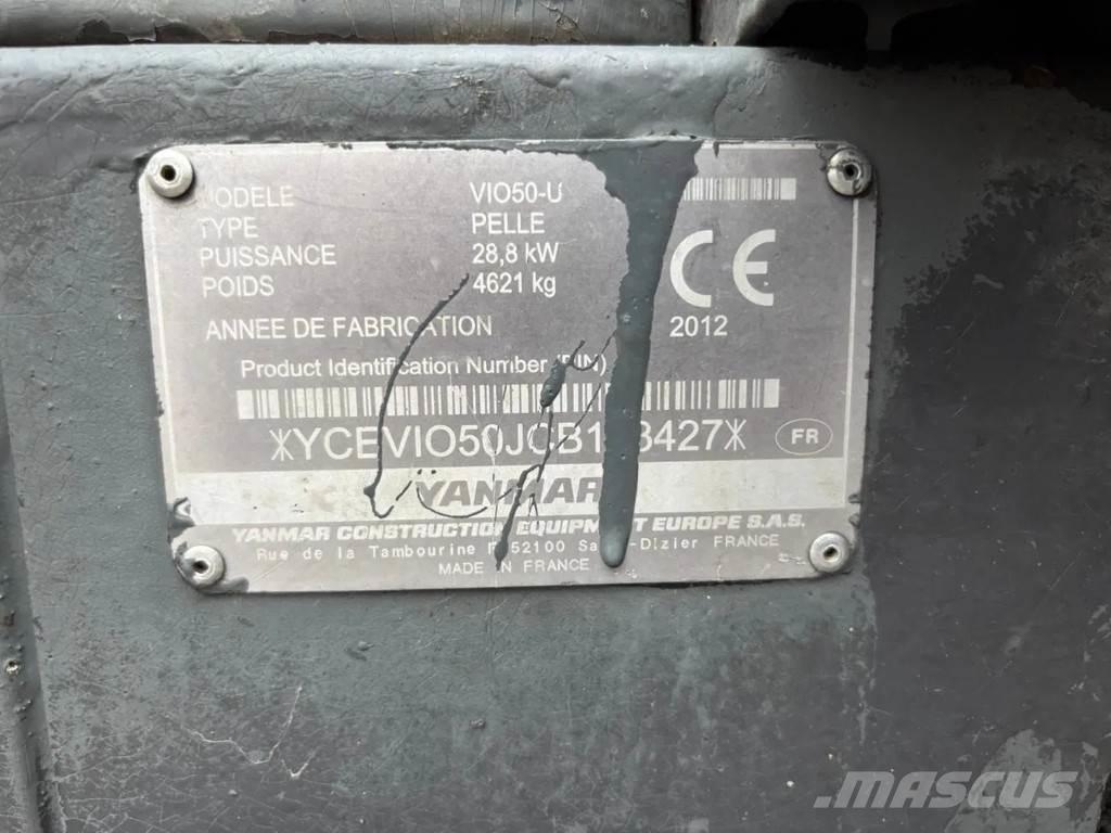 Yanmar VIO50-U Mini excavadoras < 7t