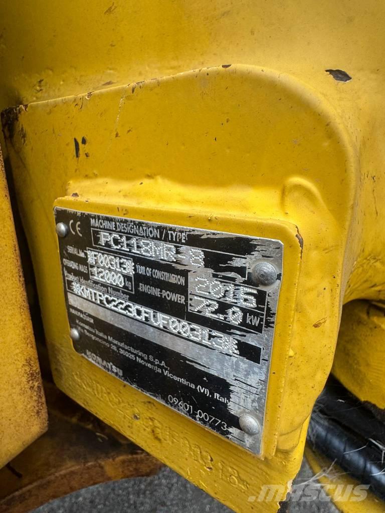 Komatsu PC 118 MR-8 Excavadoras de cadenas