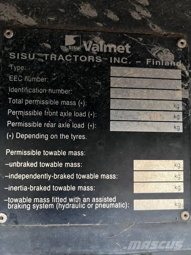 Sisu Valmet 8400 Tractores