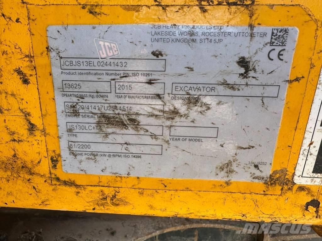 JCB JS 130 LC Excavadoras de cadenas