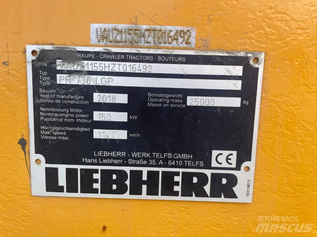 Liebherr PR 736 LGP Buldozer sobre oruga