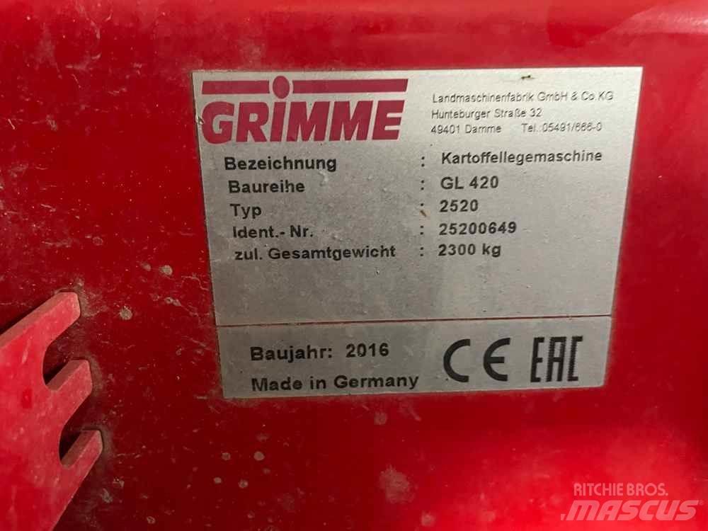Grimme GL 420 Plantadoras de patatas