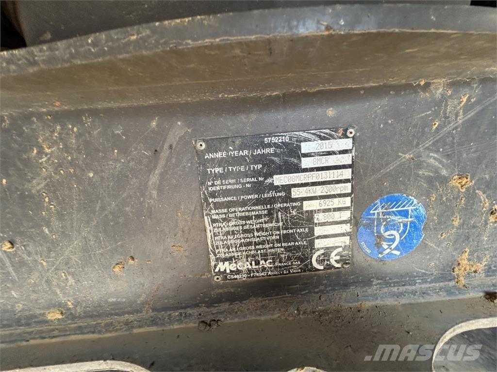Mecalac 8MCR Excavadoras 7t - 12t