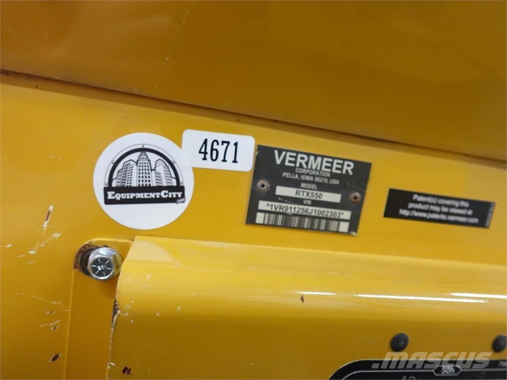 Vermeer RTX550 Excavadoras de zanjas