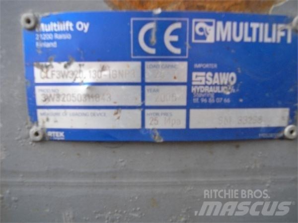  Sawo 3-vejs Semirremolques de plataformas planas/laterales abatibles
