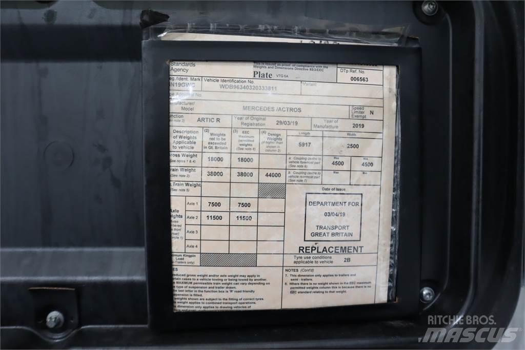 Mercedes-Benz Actros 1840 Cabezas tractoras