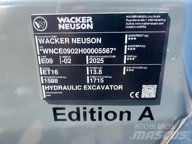Wacker Neuson ET 16 Excavadoras de cadenas