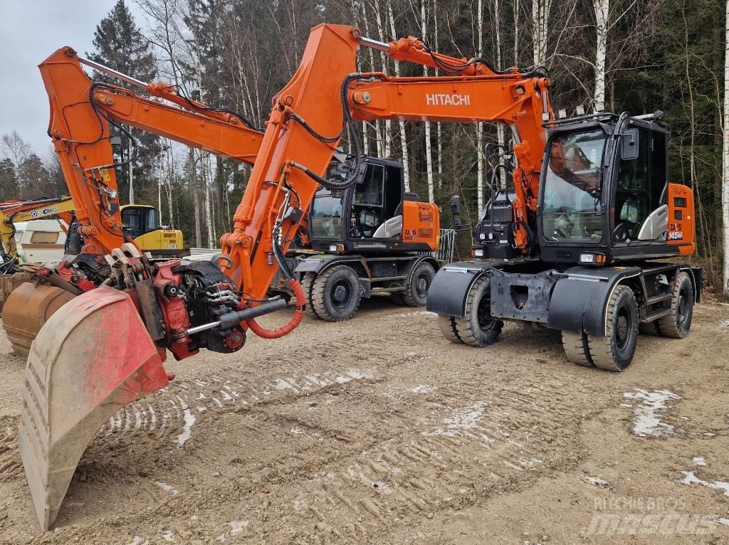 Hitachi ZX 145 W-6 Excavadoras de ruedas