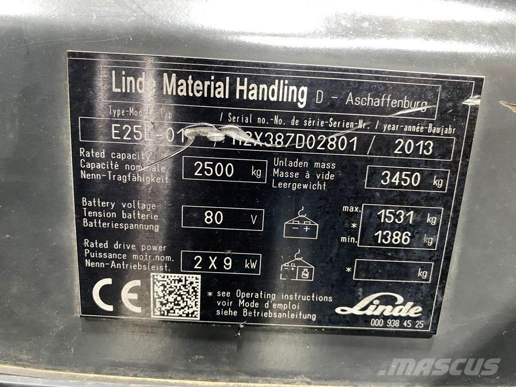 Linde E25L Otras carretillas elevadoras