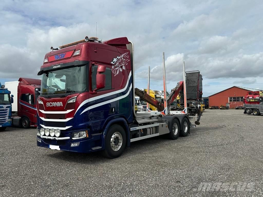 Scania R650B 6X4 NB Transporte de madera