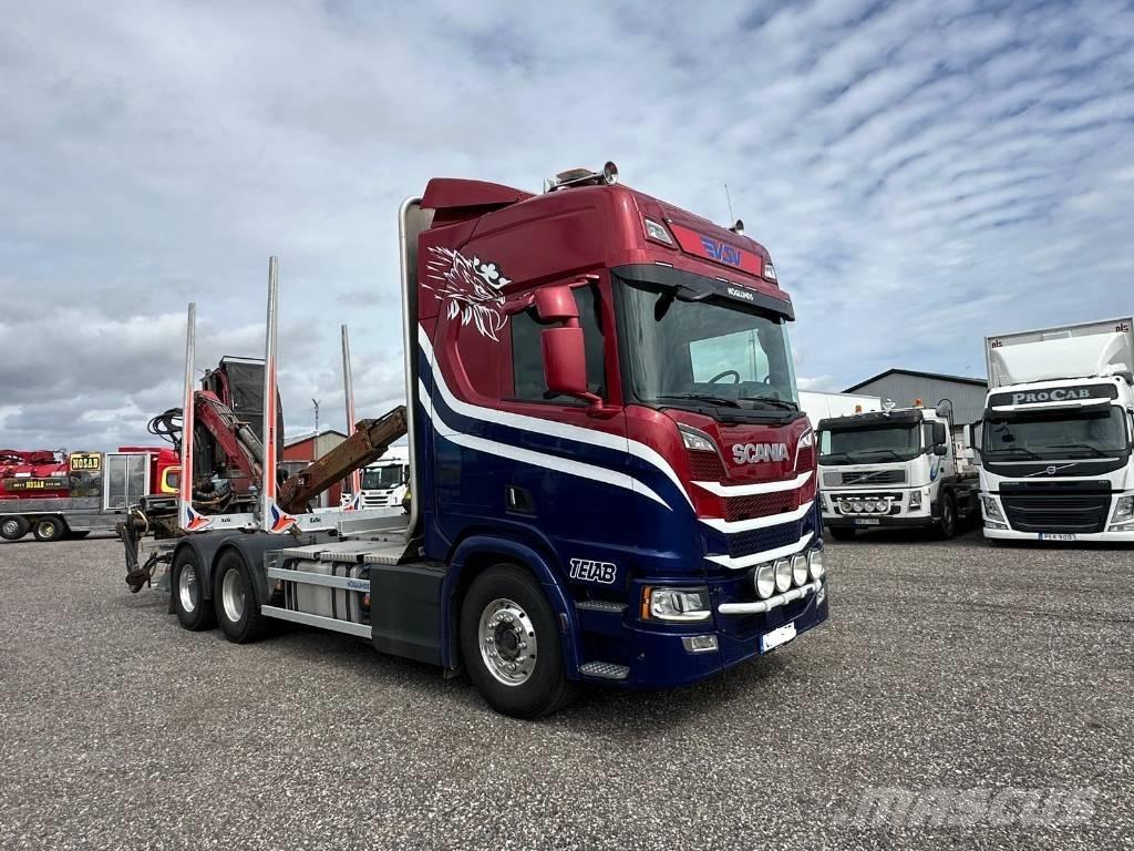 Scania R650B 6X4 NB Transporte de madera