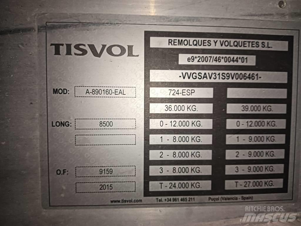 Tisvol A-890160-EAL Semirremolques bañera